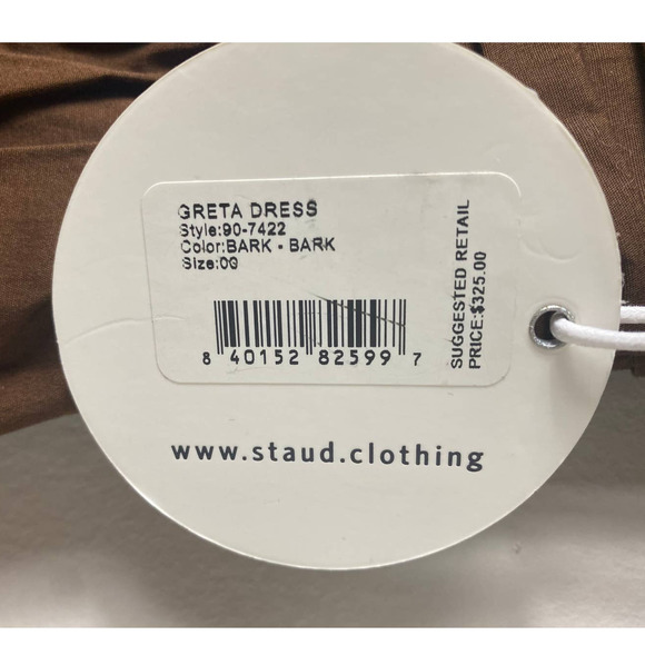 STAUD Brown Midi Dress - Picture 7 of 10